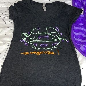 Screen printed S shirt